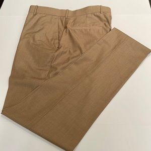 Flat Front Skinny wool Pants